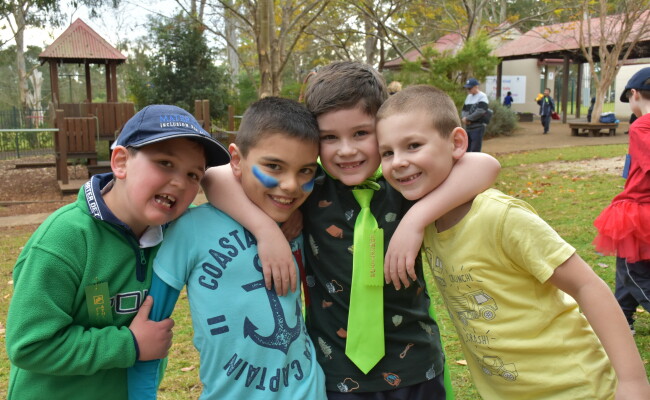 Four boys Athletics Carnival