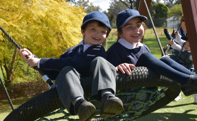 Infant Students on Swing