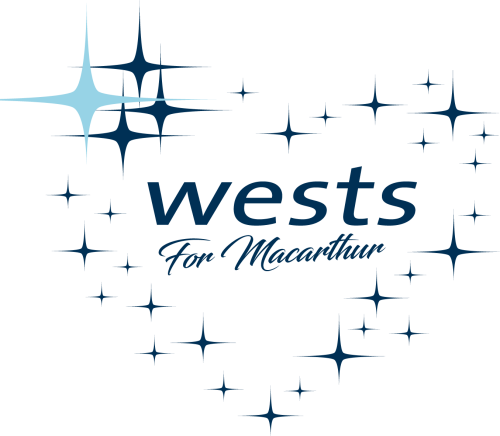 Wests Community Logo heart Navy LightBlue